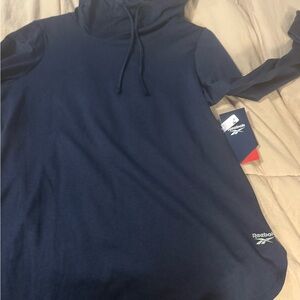 Reebok Women's Navy Cowl Neck Sweater